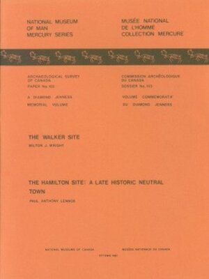 cover image of Walker Site — the Hamilton Site